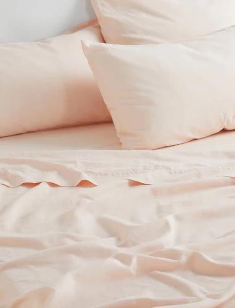 Alba King Flat Sheet - Blush - King