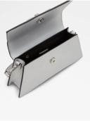 Aldo Adridan Embellished Bow Mini Bag in Silver