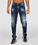 Alessandro Zavetti Amarossi Loose Fit Denim Jean - Blue - Size - 34