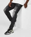 Alessandro Zavetti Cozzelli Relaxed Slim Fit Jean - Black - Size - 30