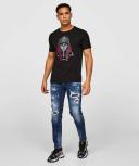 Alessandro Zavetti Torento Mid Wash Relaxed Slim Fit Jean - Blue - Size - 28