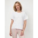 Alexa Cotton Tee - White - S