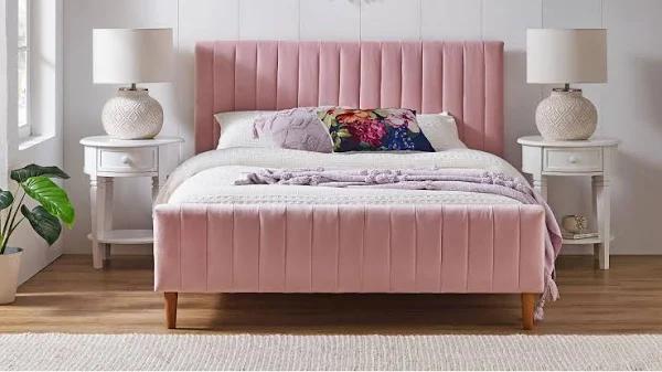 Alexa Queen Bed - Pink