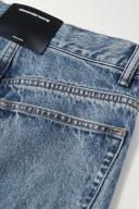 Alexander Wang Blue Wave Cuff Wide Jeans