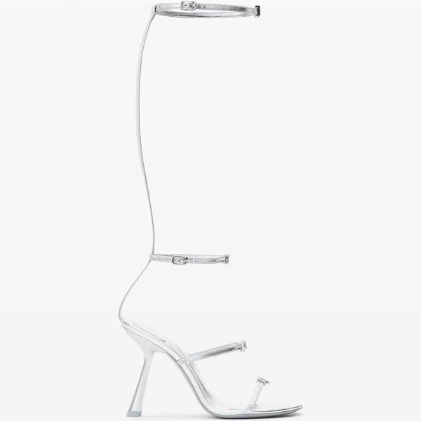 Alexander Wang Nala Gladiator Sandal in Silver
