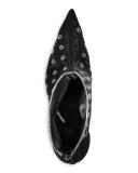 Alexander Wang Women's Delphine 105 Bootie in Mesh/crystal Black