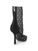 Alexander Wang Women's Delphine 105 Bootie in Mesh/crystal Black