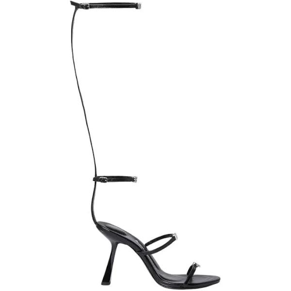 Alexander Wang Women's Nala 105 Gladiator Sandal in Capretto Black
