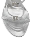 Alexander Wang Women's Nala 105 Gladiator Sandal in Capretto Silver