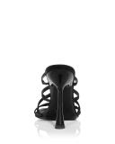 Alexander Wang Women's Nala 105 Logo Sandal in Satin Black