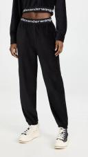 alexanderwang.t Black Corduroy Lounge Pants