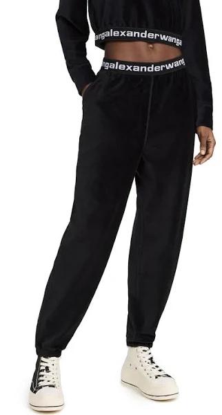alexanderwang.t Black Corduroy Lounge Pants