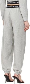 alexanderwang.t Women's Logo Elastic Pants - Heather Grey - Size Xxs