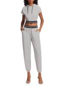 alexanderwang.t Women's Logo Elastic Pants - Heather Grey - Size Xxs