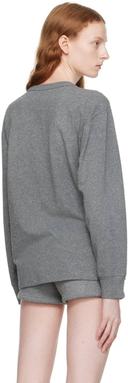 alexanderwang - Women's Long Sleeve Tee in Glitter Jersey Sidewalk