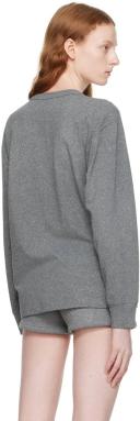 alexanderwang - Women's Long Sleeve Tee in Glitter Jersey Sidewalk
