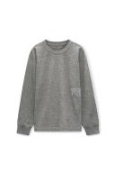 alexanderwang - Women's Long Sleeve Tee in Glitter Jersey Sidewalk