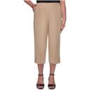 Alfred Dunner Women's Casual Pant Black Classic Capri Pant 10