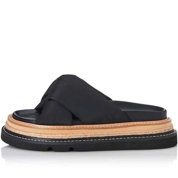 Alias Mae - Women's Black Flat Sandals - Vera - Size 41 at The Iconic
