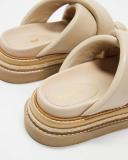 Alias Mae - Women's Neutrals Flat Sandals - Venga - Size 39 at The Iconic