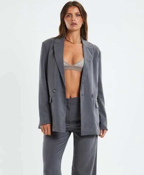 Alice in The Eve Tia Boyfriend Blazer Grey XS/S Grey AU464076