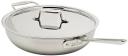All-Clad D5 Stainless Brushed 4-Quart Weeknight Pan