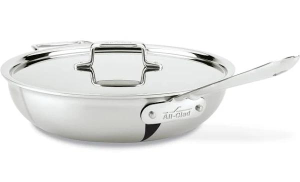 All-Clad D5 Stainless Brushed 4-Quart Weeknight Pan