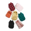 All Day Quilted Bear Ear Dog Jacket Pink XS