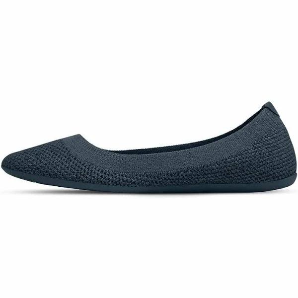 Allbirds Women's Tree flats, Navy Night Black, Size 6