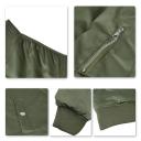 Allthemen Mens Solid Loose Sports Jacket ArmyGreen M