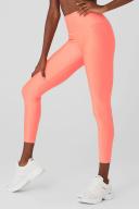 Alo Yoga | 7/8 High-Waist Airlift Legging in Candy Orange Pink, Size: Medium
