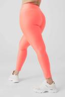 Alo Yoga | 7/8 High-Waist Airlift Legging in Candy Orange Pink, Size: Medium