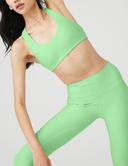 Alo Yoga 7/8 High-Waist Airlift Leggings | Green | Size L | Shopbop