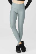 Alo Yoga | Airlift Winter Warm High-Waist Legging in Cosmic Grey, Size: Medium