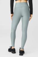 Alo Yoga | Airlift Winter Warm High-Waist Legging in Cosmic Grey, Size: Medium