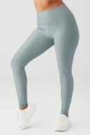 Alo Yoga | Airlift Winter Warm High-Waist Legging in Cosmic Grey, Size: Medium