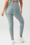 Alo Yoga | Airlift Winter Warm High-Waist Legging in Cosmic Grey, Size: Medium