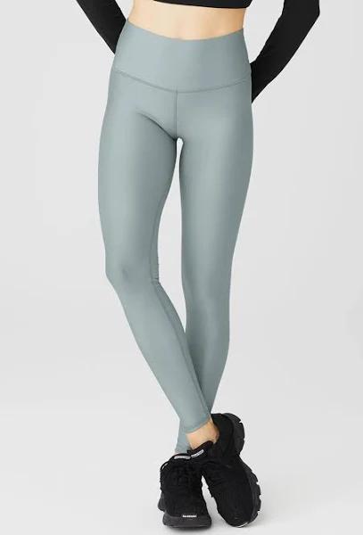 Alo Yoga | Airlift Winter Warm High-Waist Legging in Cosmic Grey, Size: Medium