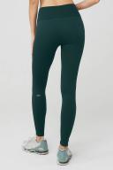 Alo Yoga | Seamless High-Waist Ribbed Legging in Midnight Green, Size: Large