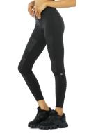 Alo Yoga Women's Moto Legging Black/Black Glossy Medium