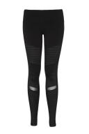 Alo Yoga Women's Moto Legging Black/Black Glossy Medium