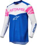 Alpinestars Fluid Tripple Blue/Off White/Pink Jersey - S