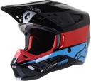 Alpinestars S-M5 Action Helmet Red/White/Yellow Small