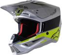 Alpinestars S-M5 Action Helmet Red/White/Yellow Small