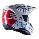 Alpinestars S-M5 Action Helmet Red/White/Yellow Xs