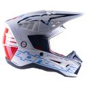 Alpinestars S-M5 Action Helmet Red/White/Yellow Xs
