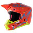 Alpinestars S-M5 Action Helmet White/Cyan/Blue Small