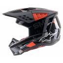 Alpinestars SM-5 Rover Camo Helmet - Grey/Red - XL