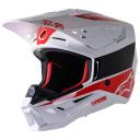 Alpinestars SM-5 Rover Camo Helmet - Grey/Red - XL