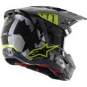 Alpinestars SM-5 Rover Camo Helmet - Grey/Red - XL